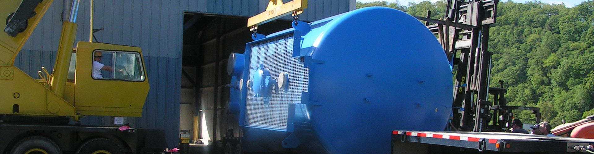 Schake slider of a blue tank